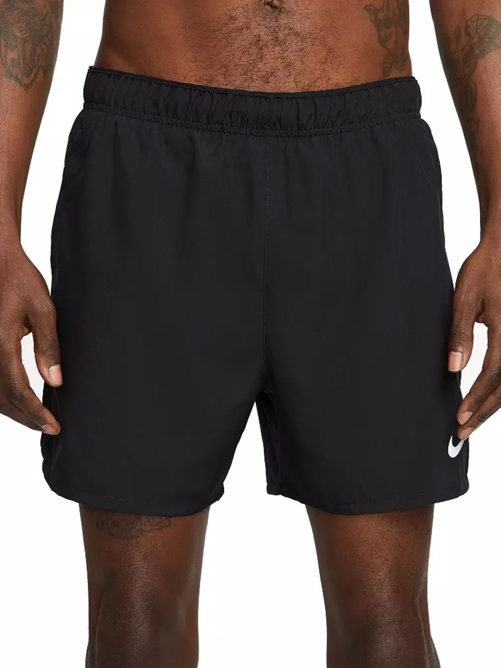 Nike Dri Fit Men’s Black Athletic Training Brief Lined Running Shorts Size Large